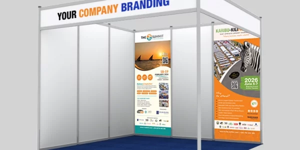 3 x 3m - 6 Walls - White Exhibition Shell Scheme